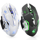 Hot Rechargeable X8 Wireless Silent LED Backlit USB Optical Ergonomic Gaming Mouse PC Computer Mouse For imac pro macbook laptop