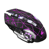 Hot Rechargeable X8 Wireless Silent LED Backlit USB Optical Ergonomic Gaming Mouse PC Computer Mouse For imac pro macbook laptop
