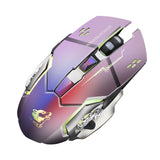 Hot Rechargeable X8 Wireless Silent LED Backlit USB Optical Ergonomic Gaming Mouse PC Computer Mouse For imac pro macbook laptop