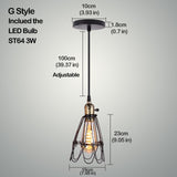 Nordic Pendant Lights Iron Minimalist Loft Cage Pyramid Pendant Lamp Modern Industrial Metal Hanging Lamp Parlor E26 E27 LED NEW