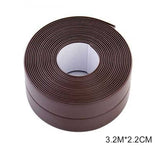 3.2 Meters Bathroom Shower Sink Bath Sealing Strip Tape White PVC Self adhesive Waterproof Wall sticker for Bathroom Kitchen