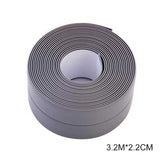 3.2 Meters Bathroom Shower Sink Bath Sealing Strip Tape White PVC Self adhesive Waterproof Wall sticker for Bathroom Kitchen