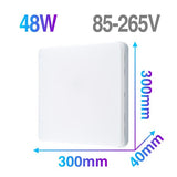 LED Ceiling Panel Light Ultrathin Lamp Square Round 6W 9W 18W 24W 36W 48W 85-265V LED Mounted Modern Down Lighting For Home Deco