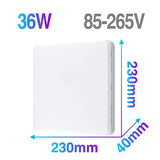 LED Ceiling Panel Light Ultrathin Lamp Square Round 6W 9W 18W 24W 36W 48W 85-265V LED Mounted Modern Down Lighting For Home Deco
