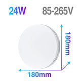 LED Ceiling Panel Light Ultrathin Lamp Square Round 6W 9W 18W 24W 36W 48W 85-265V LED Mounted Modern Down Lighting For Home Deco