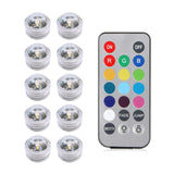 Xsky Submersible LED Lights Waterproof Night Lamp Remote Controller Battery Powered For Weeding Tea Light Vase Party Decor Light